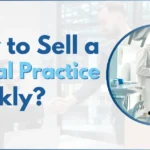 A group of dental professionals in a clinic setting discussing a transition plan, titled How to Sell a Dental Practice Quickly with insights from dental SEO services.