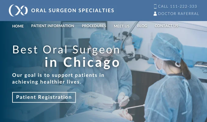 best oral surgeon web developers in chicago