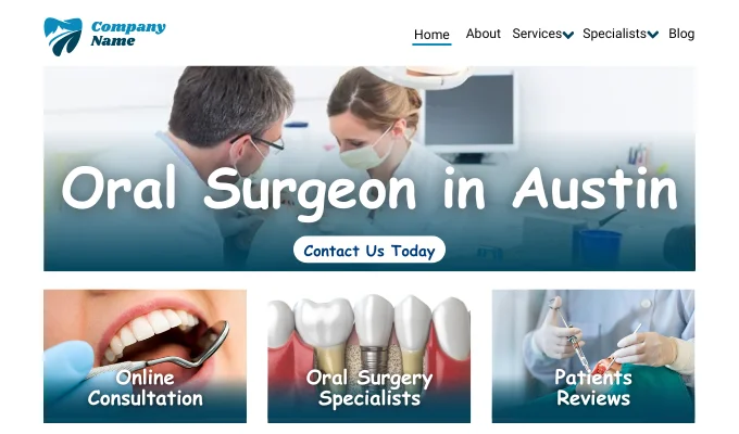 oral surgeon web developer in austin
