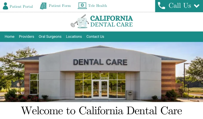 oral surgeon website designs in california