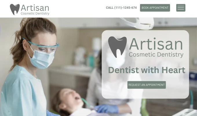 Best cosmetic dentist Website design Service