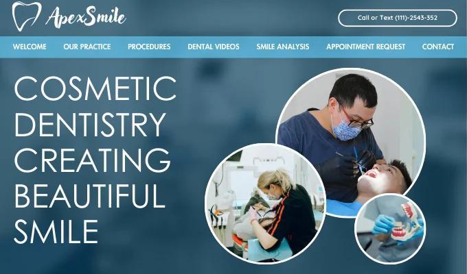 Cosmetic Dentist Web Design Services in Indiana
