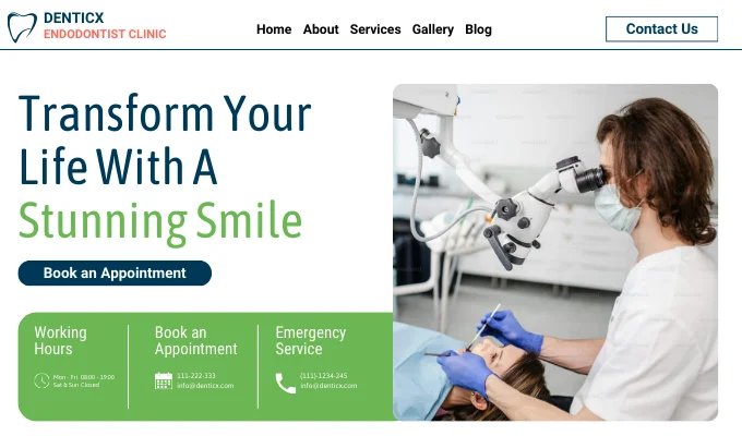 Endodontist web developer in Los Angeles