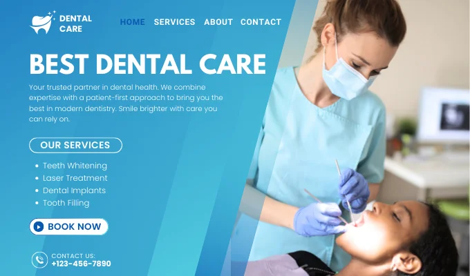 Gereral Dentist website design in california
