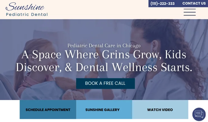 best Pediatric Dentist website developer in Chicago
