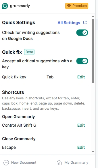 Grammarly (Free Version)