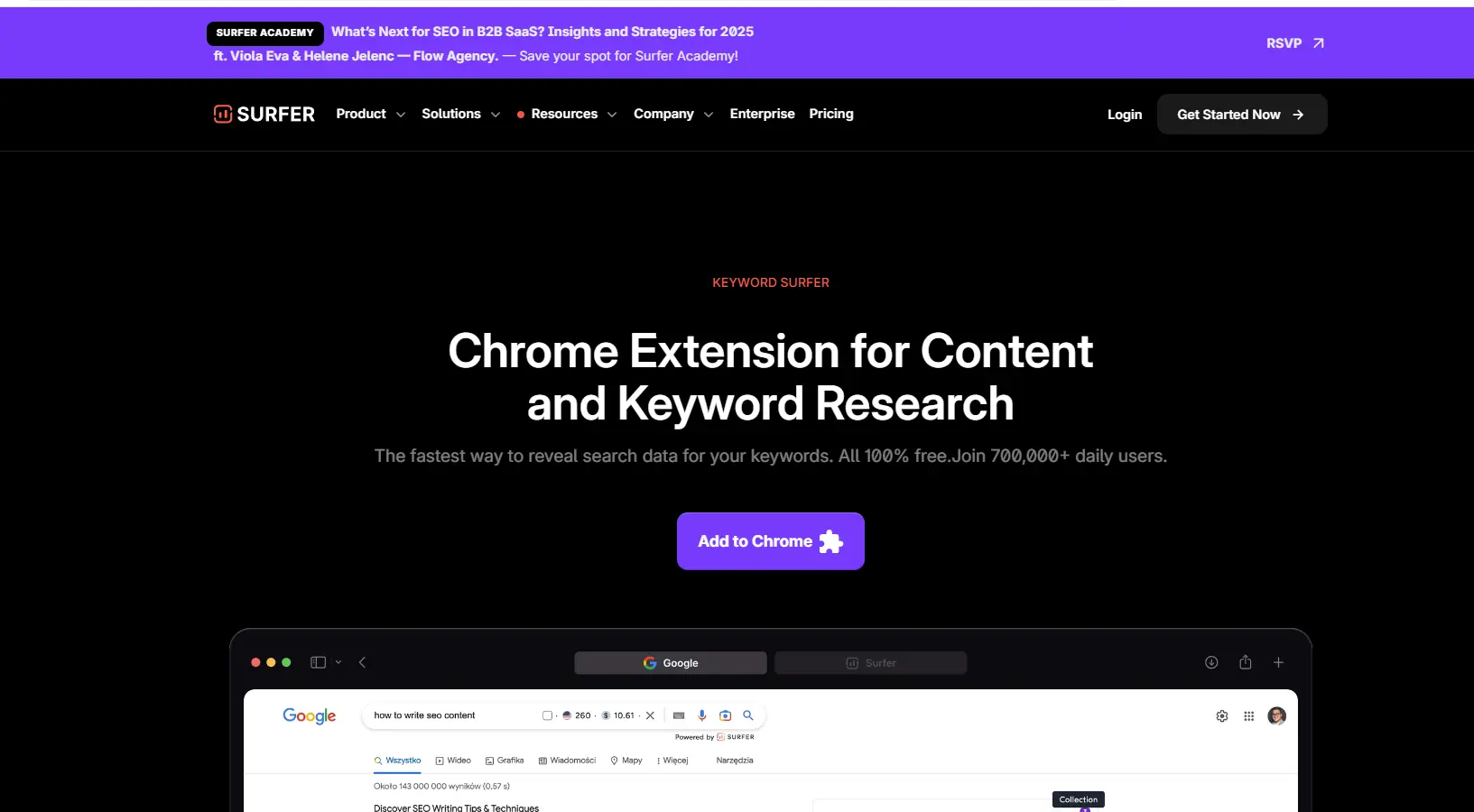Keyword Surfer